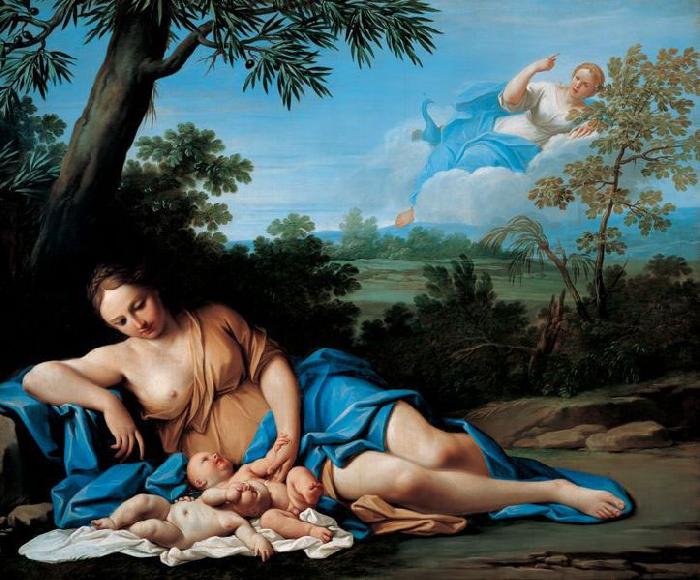 BASSETTI, Marcantonio Die Geburt des Apollo und der Diana oil painting image